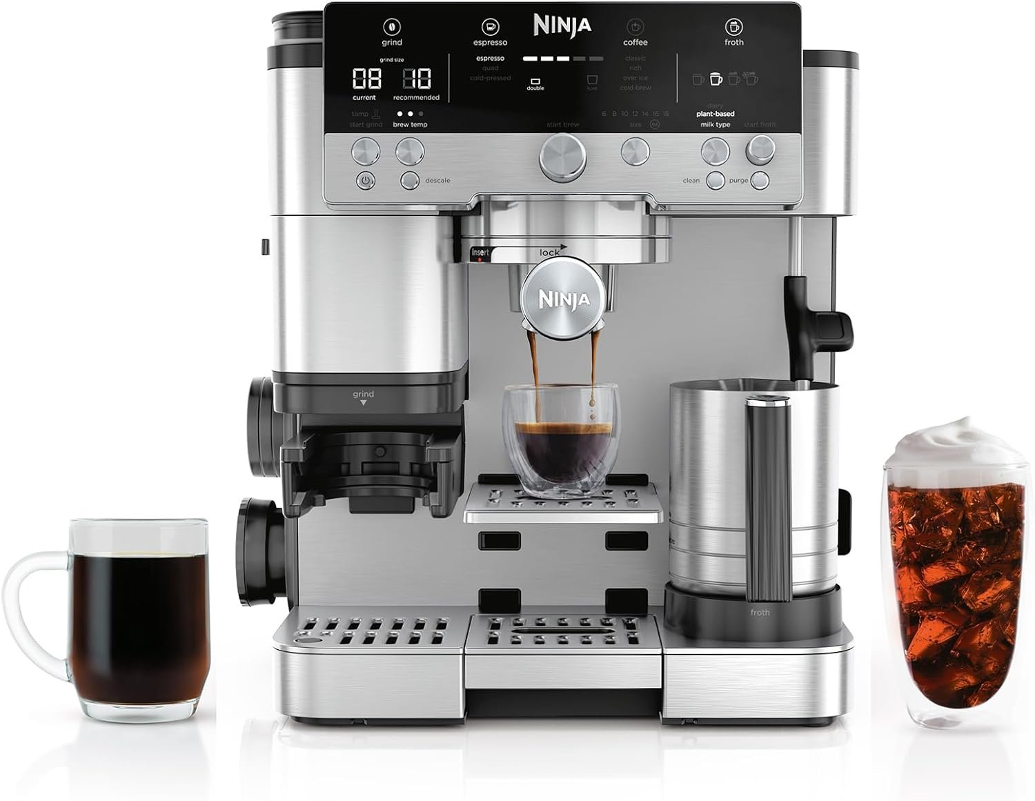 Ninja Luxe Café Premier ES601 espresso coffee and cold brew machine with integrated grinder