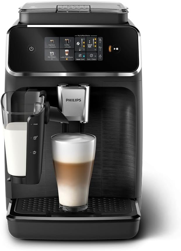 Philips 2300 Series fully automatic espresso machine with LatteGo milk system