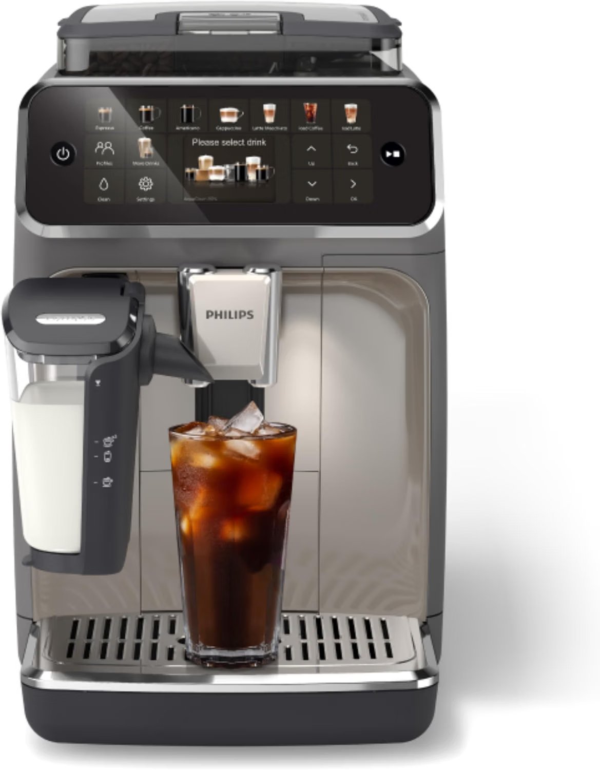 Philips 5500 Series LatteGo fully automatic espresso machine for office milk drinks