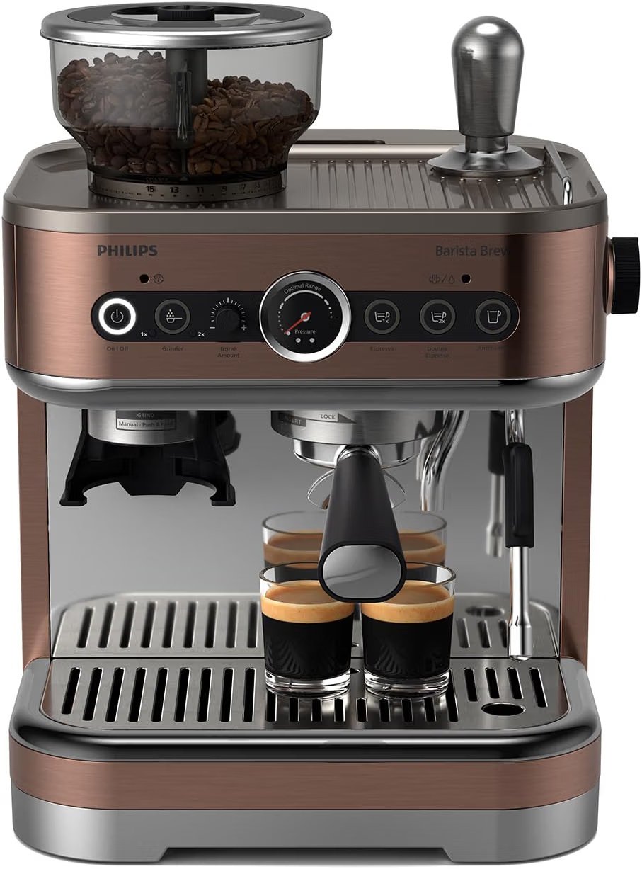 Philips Barista Brew PSA3228/41 semi-automatic espresso machine for making Americano