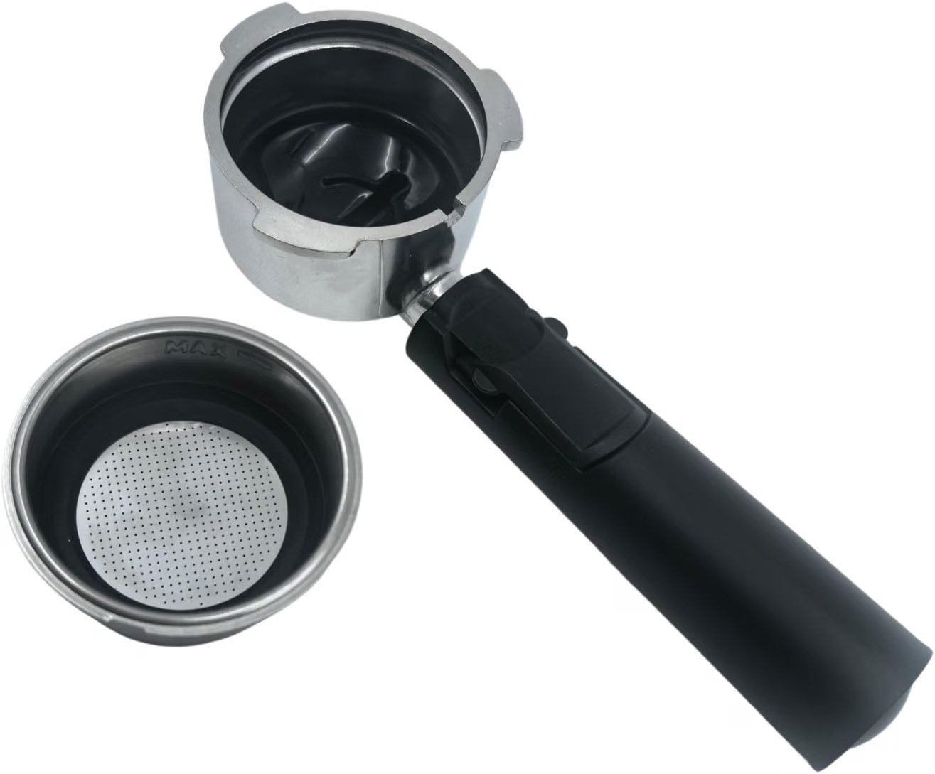 51mm three-ear espresso machine portafilter handle for Mr. Coffee Cafe Barista