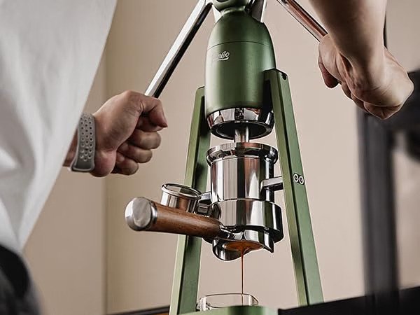 manual hand press espresso coffee maker set